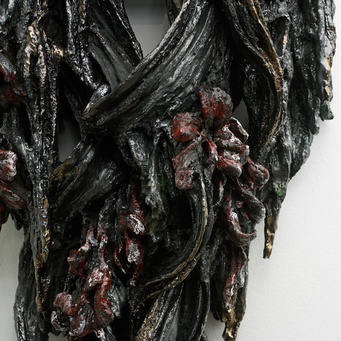 Requiem of Heroism (wreath, ribbons); 2010<br>Detail<br>