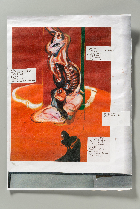 Francis Bacon "Three Studies for a Crucifixion" (rechter paneel), 1962